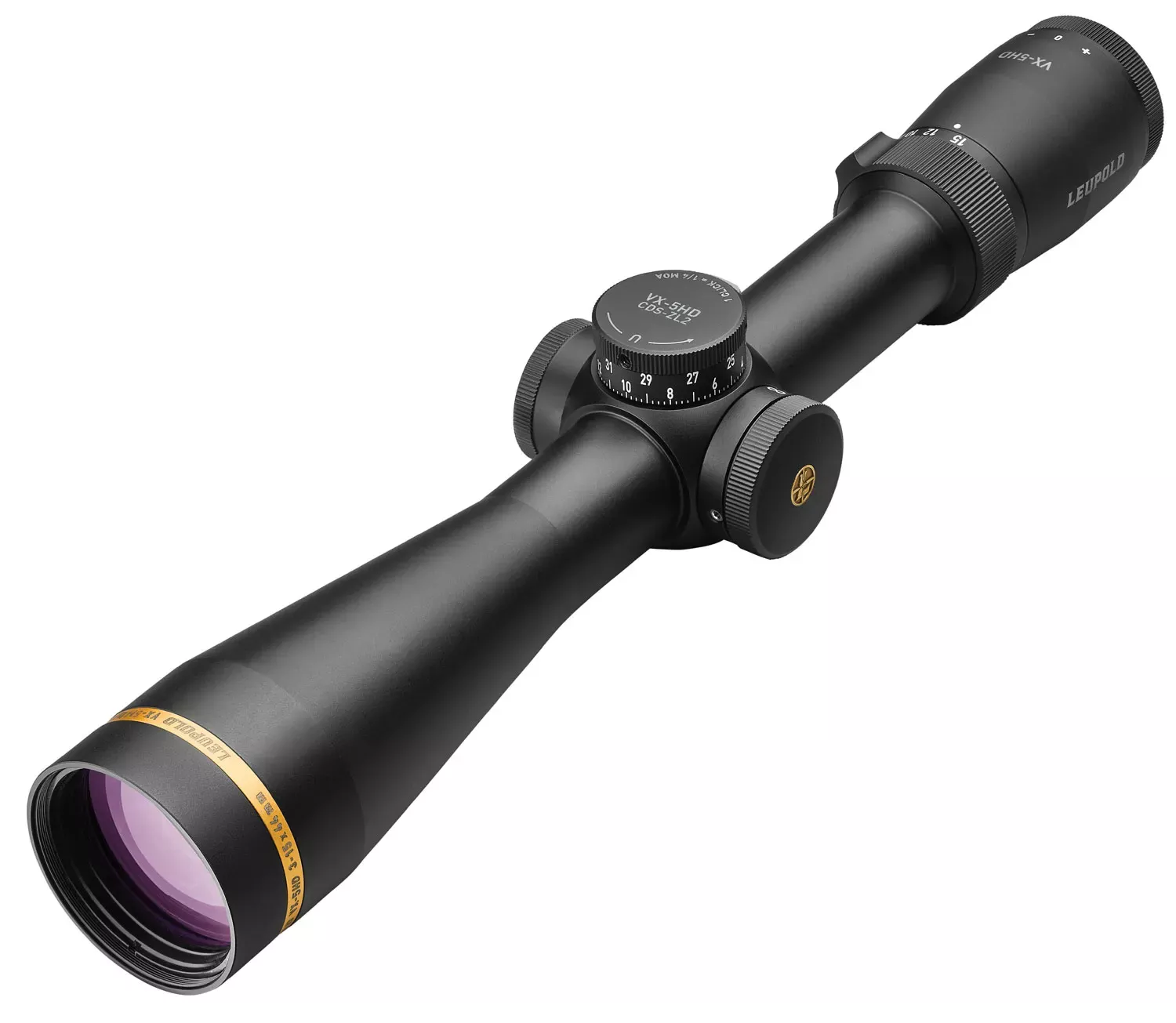 LeupoldCDS Matte Black 2-10x42mm 30mm Tube Illuminated FireDot Duplex Reticle