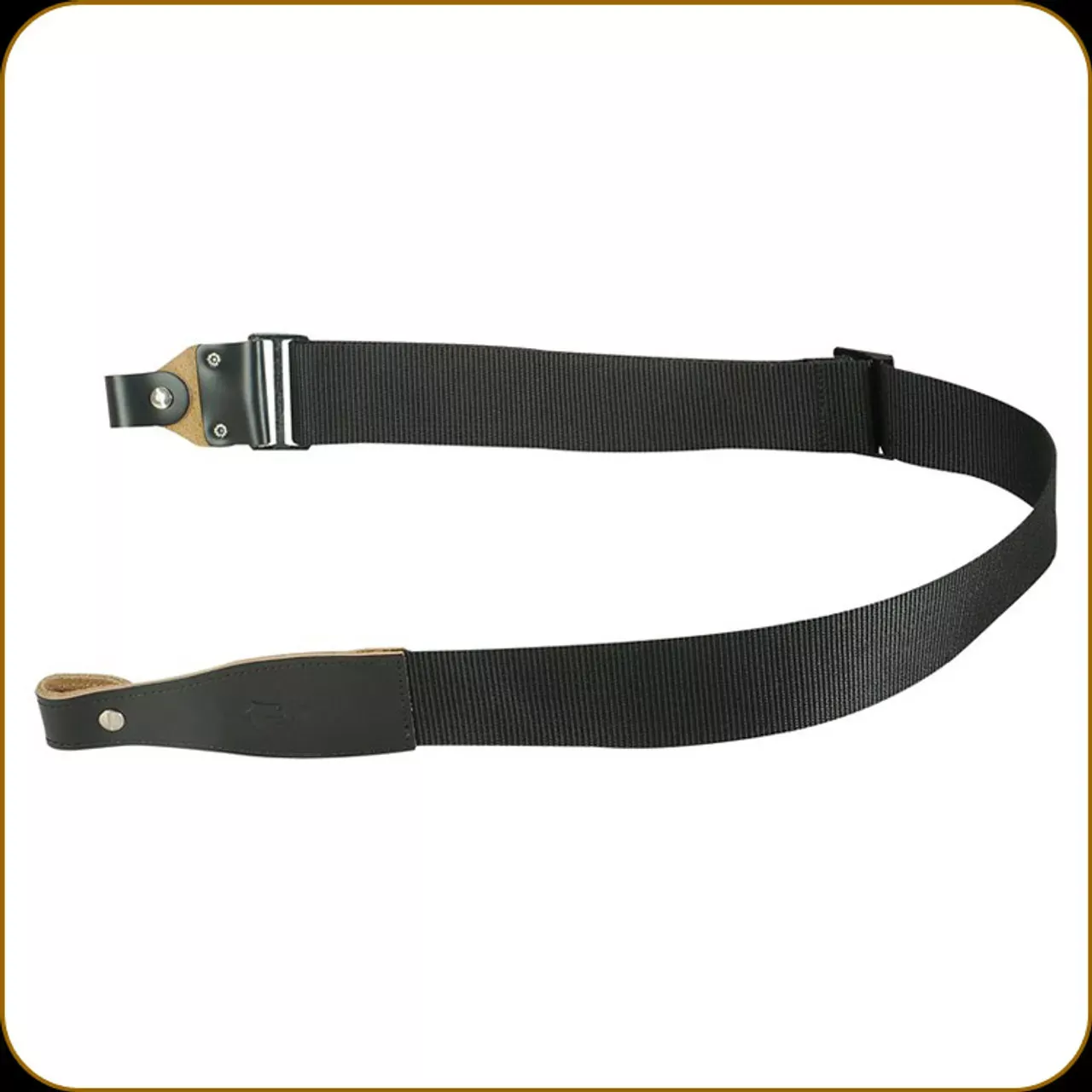 Levy's Leather Sling Polyester w/Leather 2" 38" Black S8-BLK