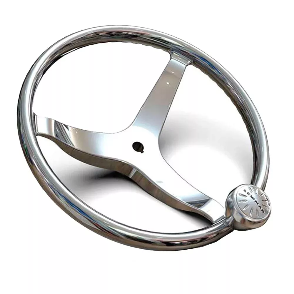Lewmar 3 Spoke 13.5″ Steering Wheel w/Power-Grip Knob