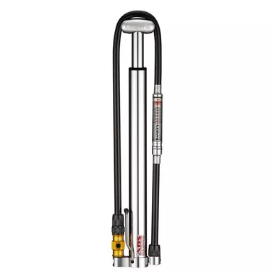 LEZYNE Micro Floor Drive HPG Gloss Silver Portable Bicycle Floor Pump (1-MP-MFDR-V2HPG)