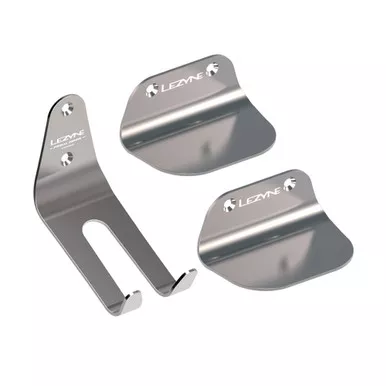 LEZYNE Stainless Steel Silver Bicycle Pedal Hook (1-BS-STPDH-V106)