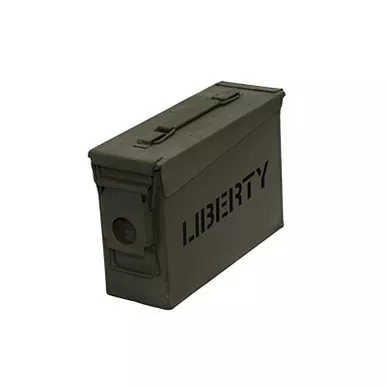 Liberty Safe Ammo Cannister Storage Box .30 Caliber Military Specs.