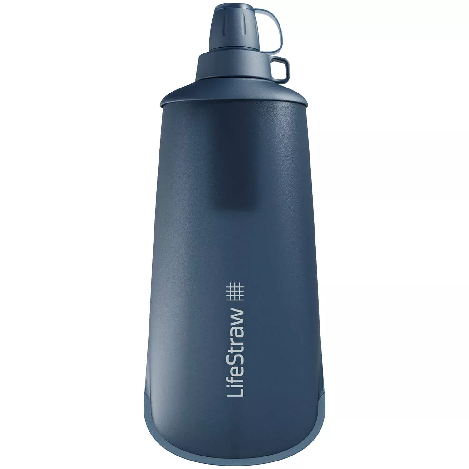 LifeStraw Peak Collapsible Water Bottle | Filter Size 0.2 Micron | Capacity 1L | For Hiking, Camping & Emergency Use