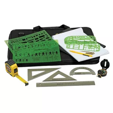 Lightning Powder 4-0112 Master Crime Scene Sketching Kit