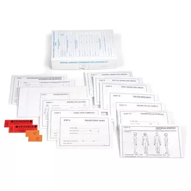 Lightning Powder 4-1615 Sexual Assault Evidence Collection Kit, Victim