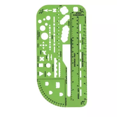 Lightning Powder DT-5667 General Traffic Sketching Template Set