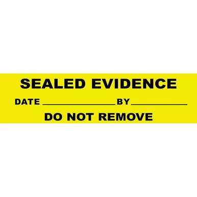 Lightning Powder Sealed Evience Labels - Roll of 250