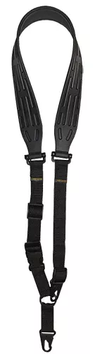 Limbsaver Tactical Sling made of Black Nylon with 48″ OAL, 1″ W & Adjustable One-Two Point Design for Rifle/Shotgun