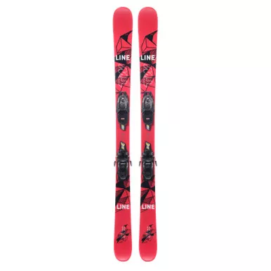 LINE Wallisch Shorty Freestyle Skis with 4.5 Bindings (LN24019600)