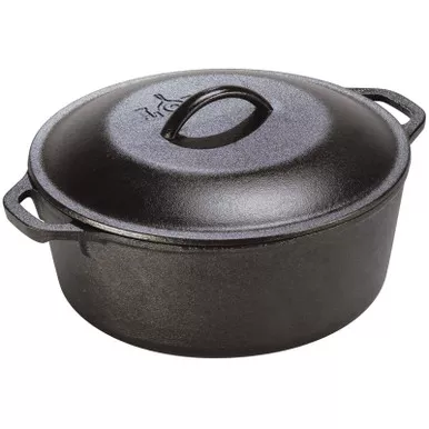 Lodge 5qt Cast Iron Dutch Oven