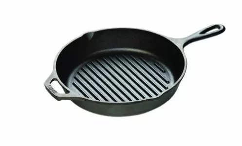 Lodge Logic 10.25″ Cast Iron Grill Pan #L8GP3