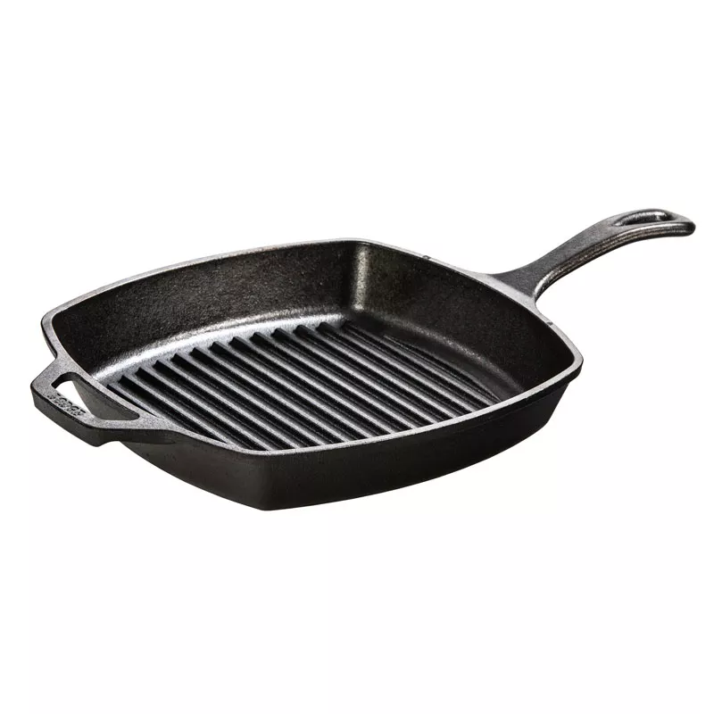 Lodge Logic 10.5″ Square Cast Iron Grill Pan #L8SGP3