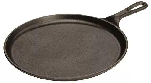 Lodge Logic Pre-seasoned Cast-iron Round Griddle 10.5″ #L9OG3