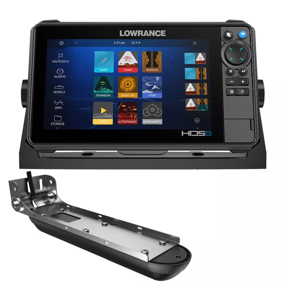 Lowrance HDS PRO 9 – w/ Preloaded C-MAP DISCOVER OnBoardActive Imaging HD Transducer [000-15981-001]