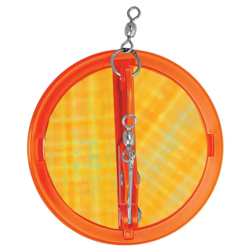 Luhr-Jensen 2-1/4″ Dipsy Diver – Fire/Silver Bottom Moon Jelly – 5560-030-2510