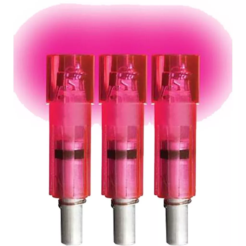 Lumenok Crossbow Nocks (Pink Flat Excalibur 3 pk.)