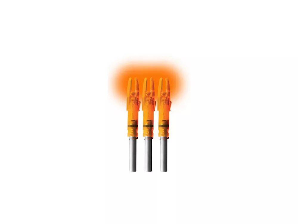 Lumenok Lighted Arrow Nock GT-Series Orange, 3