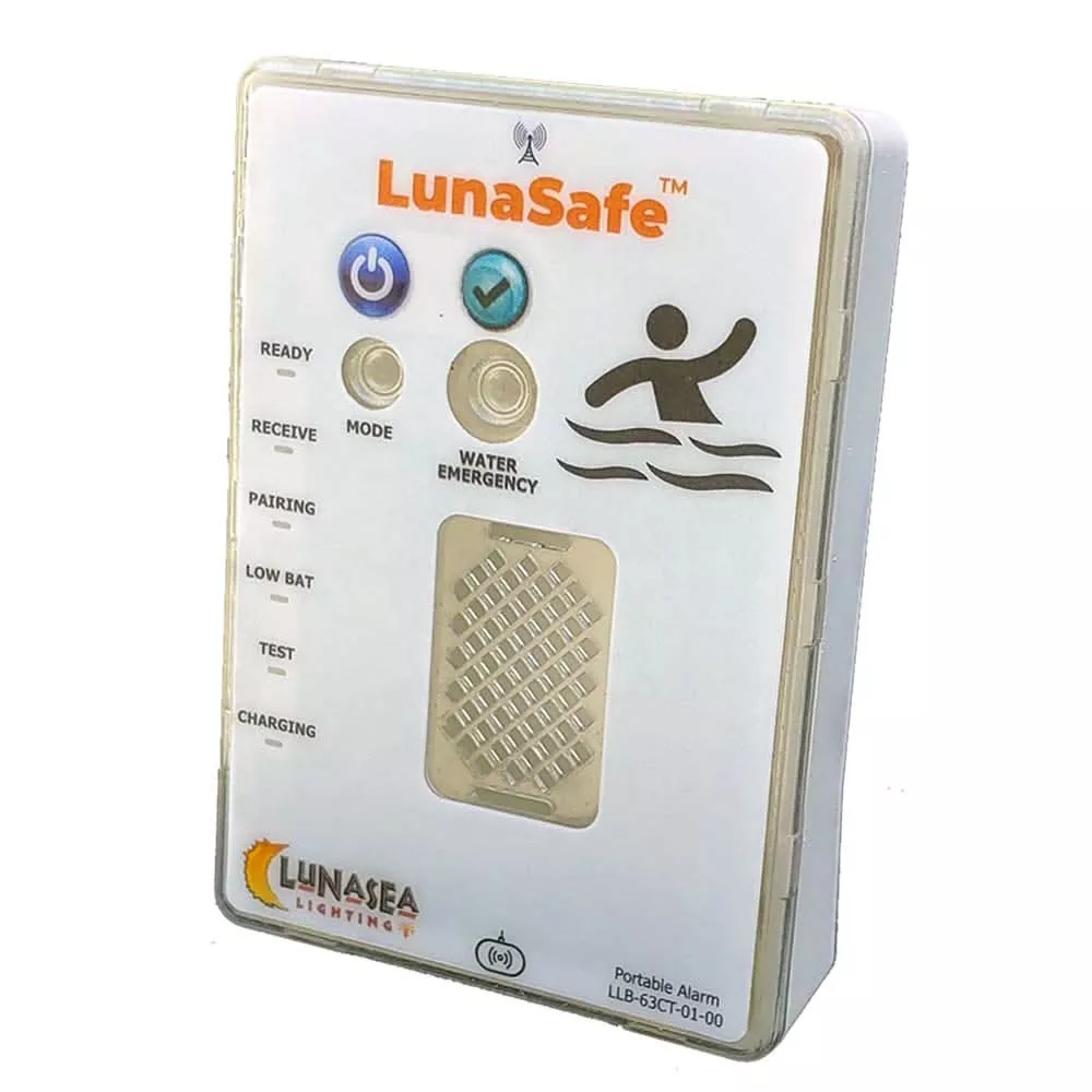 Lunasea Controller for Audible Alarm Receiver w/Strobe Qi Rechargeable - LLB-63CT-01-00