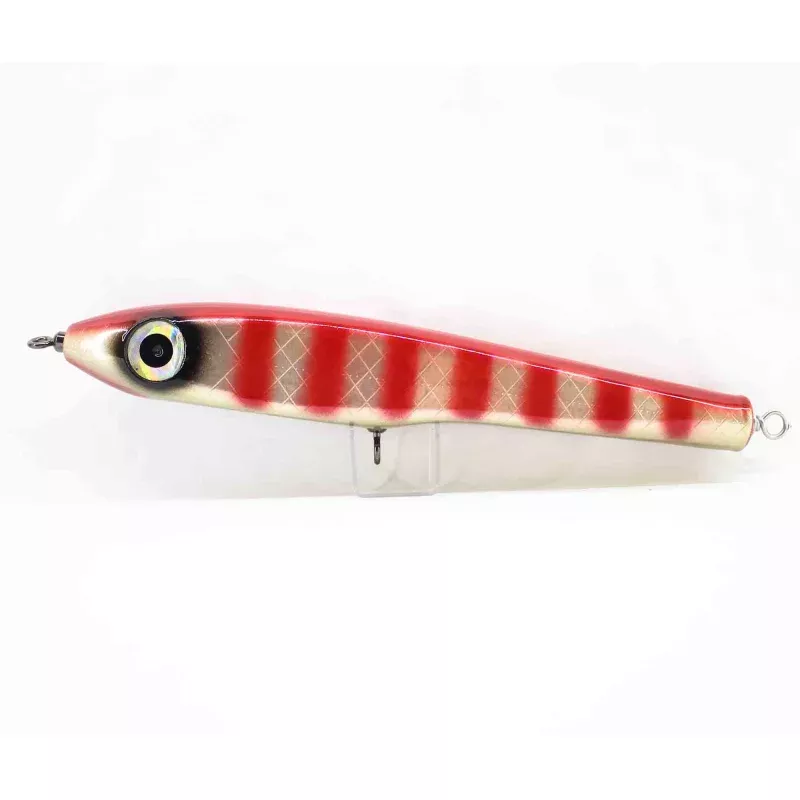 Maggy Gara Marlin 140g Pencil Lure Red Stripes (2027)