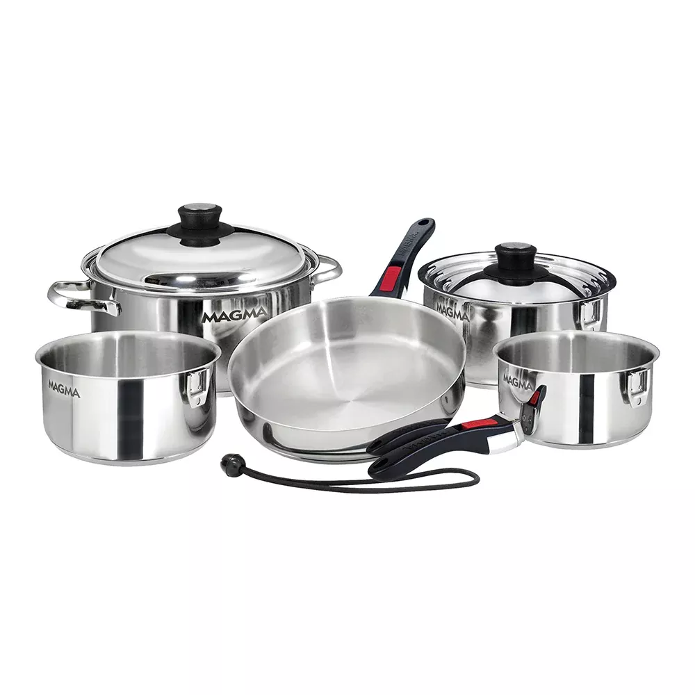Magma 10 Piece Induction Cookware Set – Stainless Steel [A10-360L-IND]