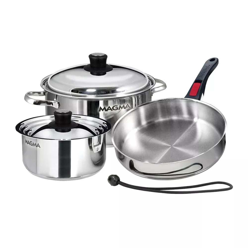Magma 7 Piece Induction Cookware Set – Stainless Steel[A10-362-IND]