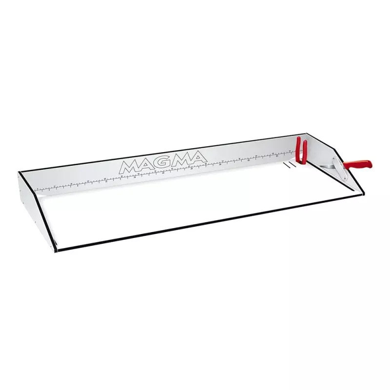 Magma First Mate CuttingServing Table w/Engraved Ruler – 31 Long x 12.5 Deep x 3 7/8 High