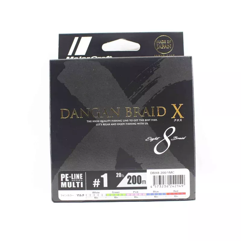 Major Craft Dangan Braid X Line X8 200m P.E 1 Multi DBX8-200/1MC (2149)