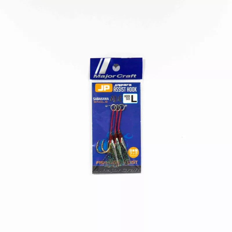 Major Craft JPS Assist Hook Fish Skin 3 pc per pack Size L (4661)