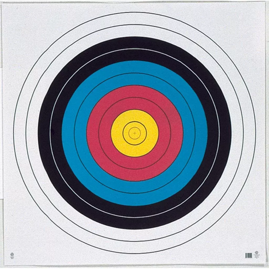 Maple Leaf Target Face - FITA 10 Ring (80cm)