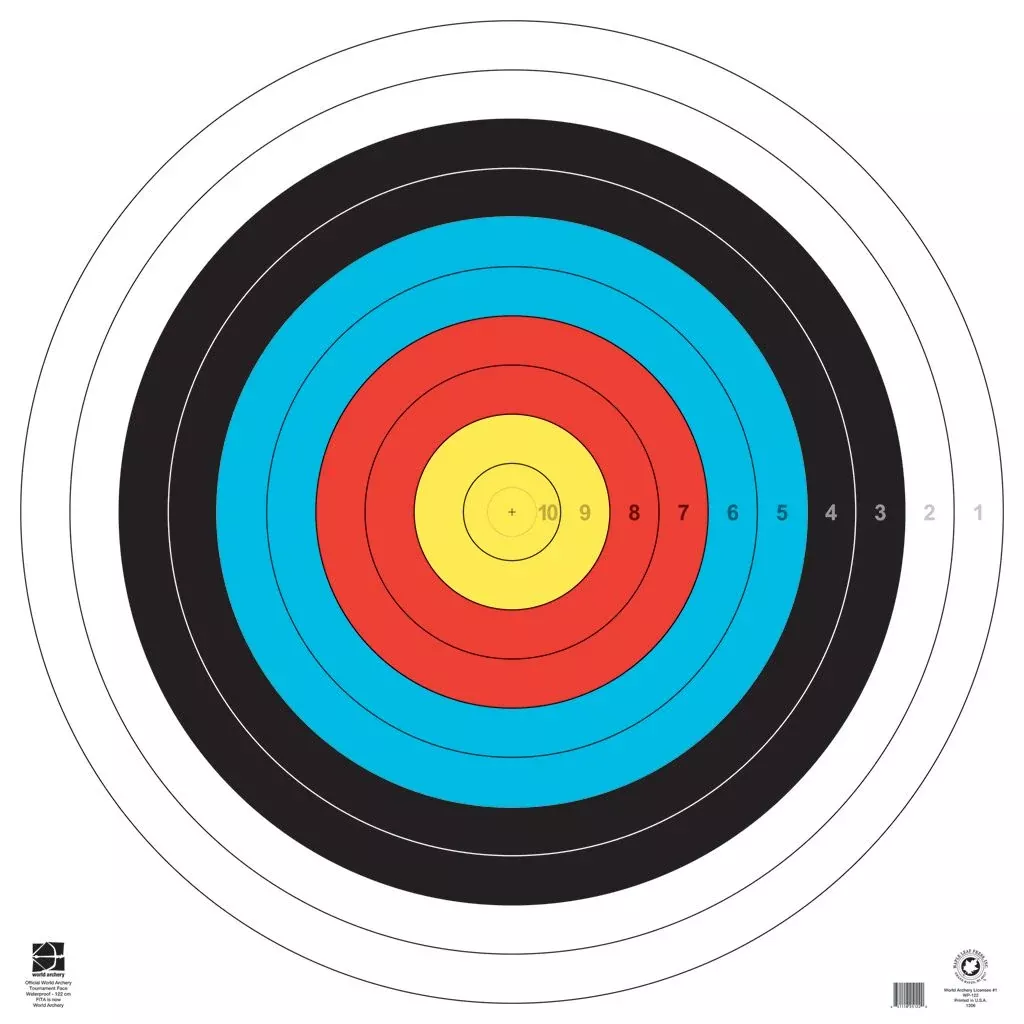 Maple Leaf Target Face – Waterproof (122cm)