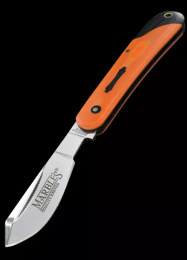Marbles Cotton Sampler G10 Orange Folding Knife