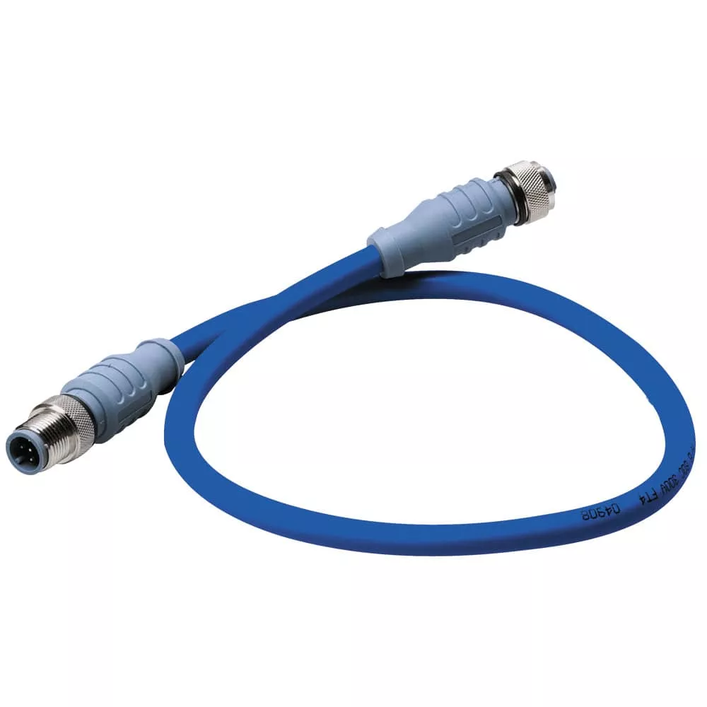Maretron Mid Double-Ended Cordset – 1 Meter – Blue