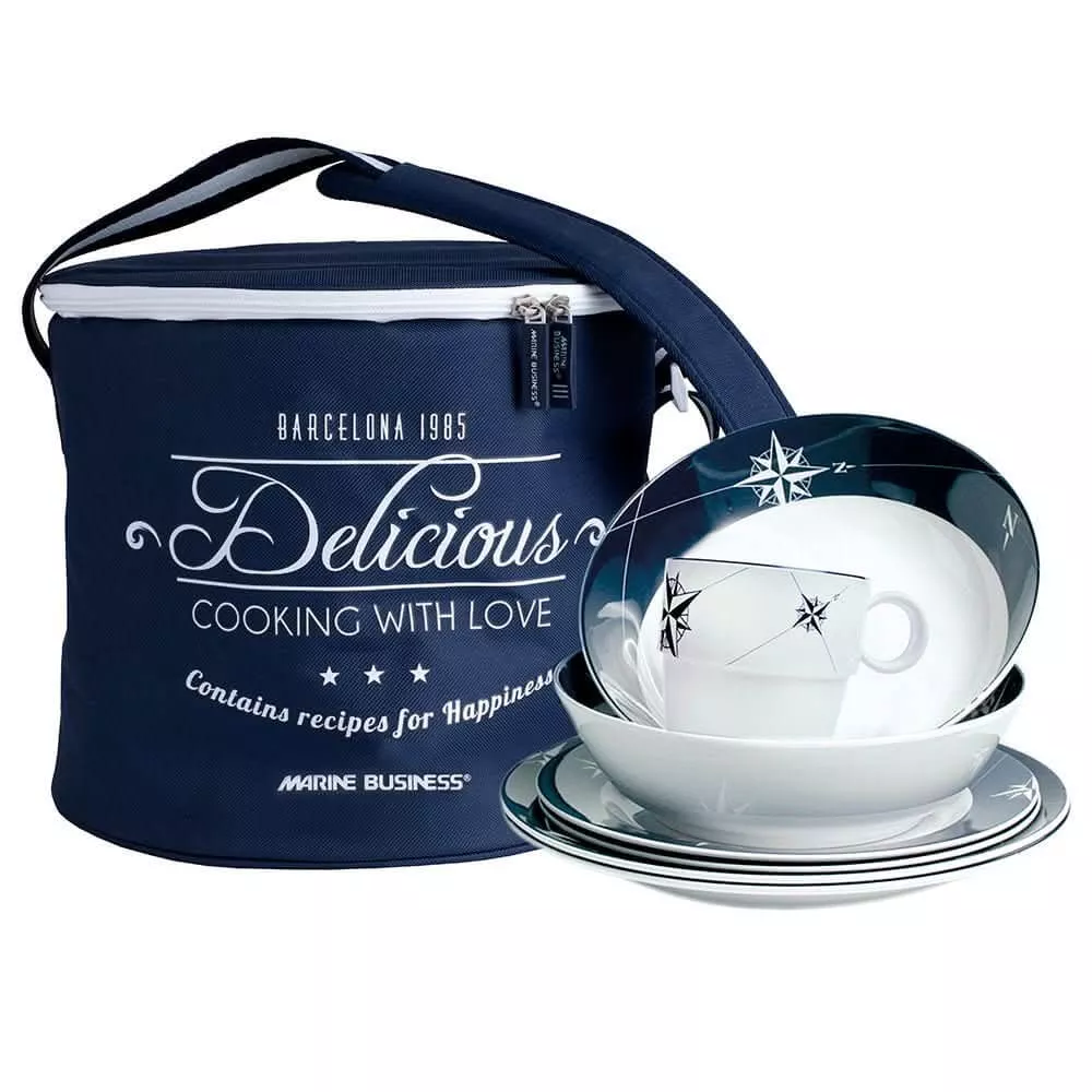 Marine Business Melamine Tableware & Basket - NORTHWIND - Set of 1615147 - 15147