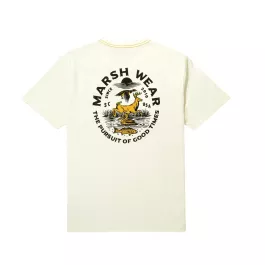 Marsh Wear Men's Natural Resources SS T Shirt - Vintage White - S