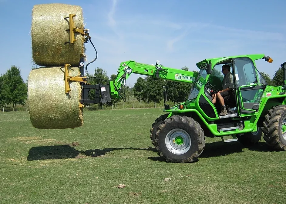 Martatch | Double Round Bale Grabber | Model MLBG2-A | Bale Capacity 2 To 3 | Horsepower 60 To 100 HP | For Tractors
