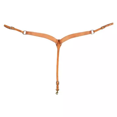 MARTIN SADDLERY 1.75in Natural Roughout Breast Collar (BC134NTRO)