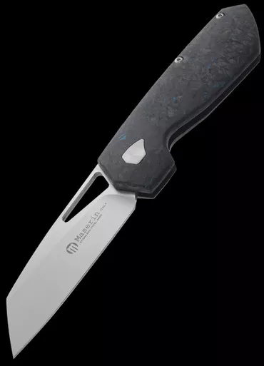 Maserin 371 Blue Fat Carbon Folding Knife