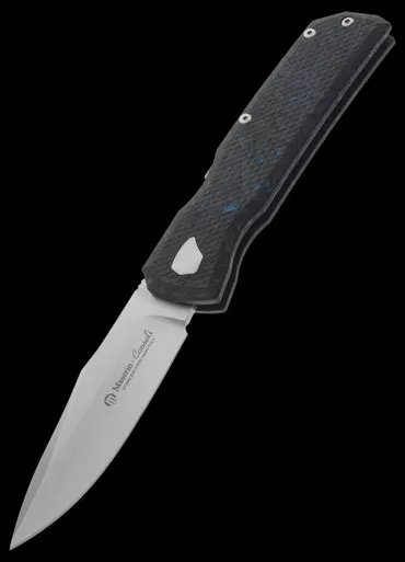 Maserin 502 Power Blue Fat Carbon Folding Knife