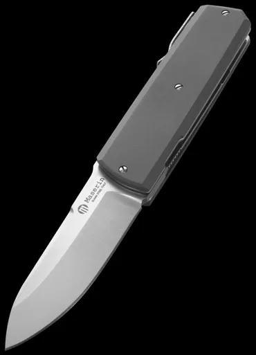 Maserin Silver 410 Titanium Folding Knife