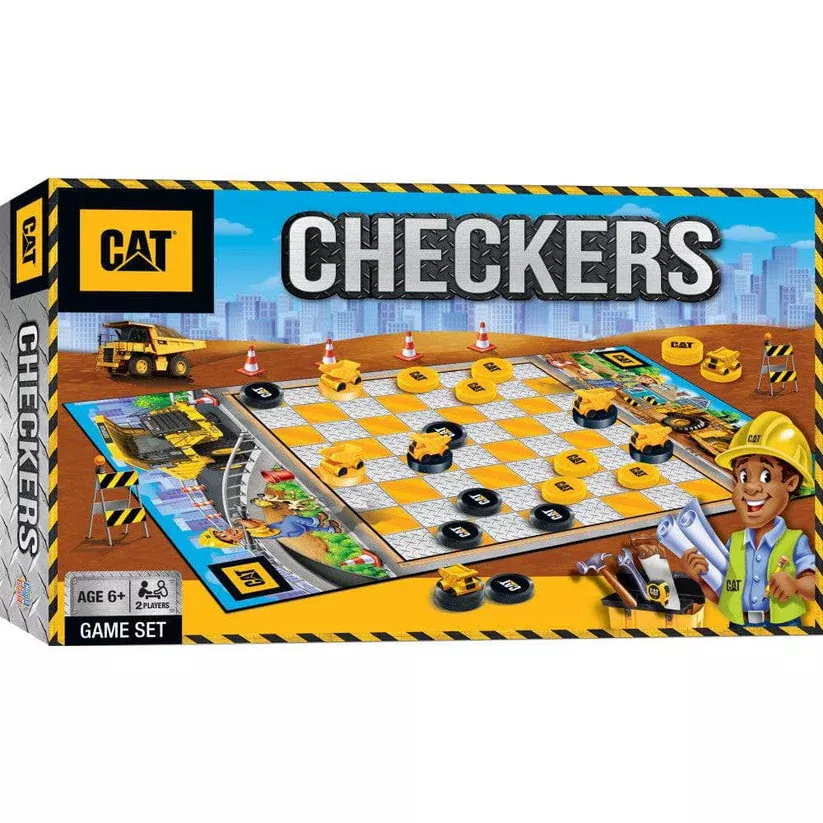Masterpieces CAT – Caterpillar Checkers Board Game #41902.01