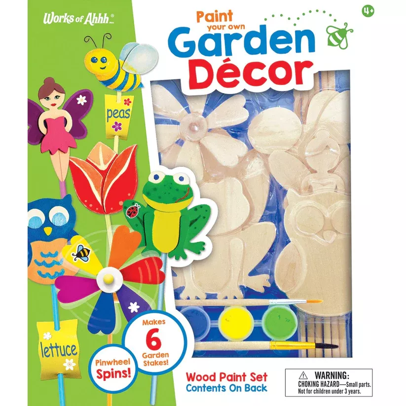 Masterpieces Garden Decor Wood Craft And Paint Kit #21774
