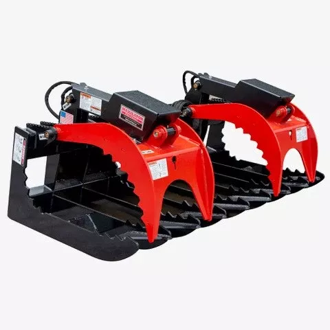 Maxilator | Extreme Duty Debris Grapple | Model MAGXD72 | 72″ Width | Hydraulic Flow 15 To 25 GPM | For Skid Steers