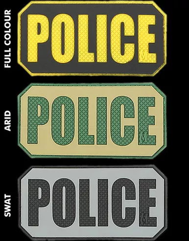 Maxpedition Police ID PVC Morale Patch Arid Only