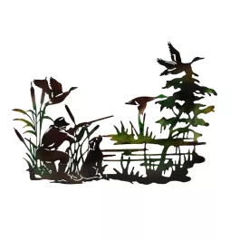 MayRich Company Metal Hunting Wall Scene