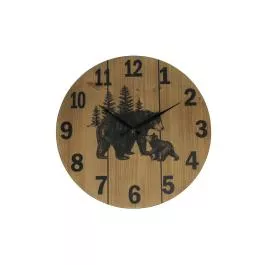 MayRich Company Wood Wall Clock - Bear