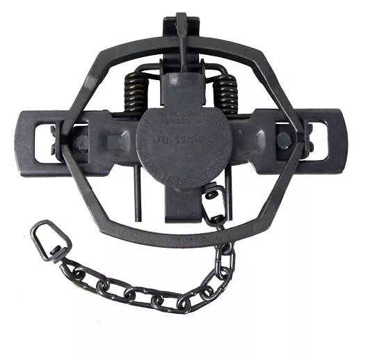 MB-550-CL Coil Spring Trap (Double Coiled/Cast Closed Jaws)