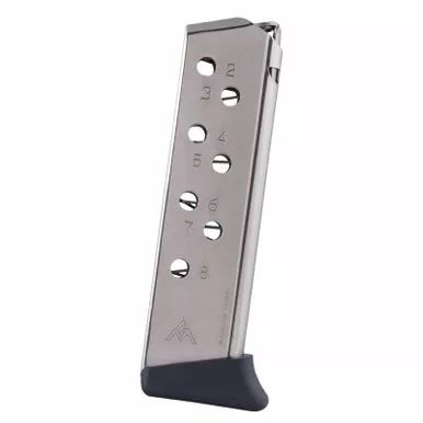 Mec-Gar .32 ACP 8 Round Magazine for Walther PP, Finger Rest Floorplate