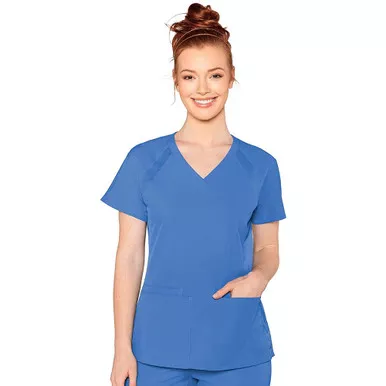 MED COUTURE Women Raglan Top (8470)