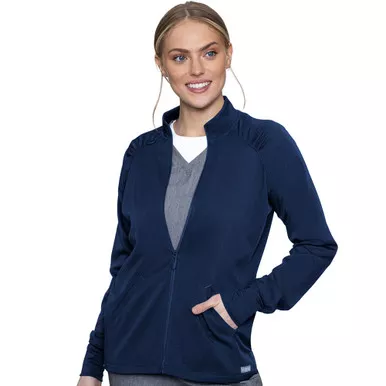 MED COUTURE Women Raglan Warmup Jacket (7660)