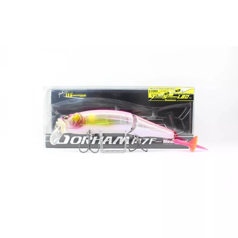 Megabass Gorham 147F Floating Lure GP Aurora Pink Back (0587)